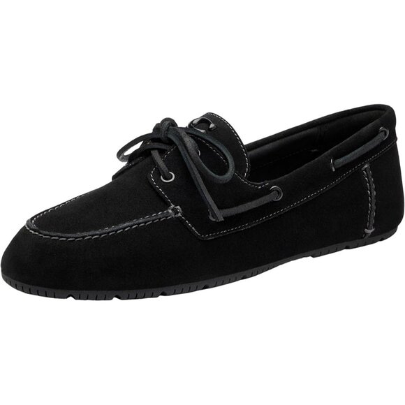 Coach Women's Sculpted C Boat Shoe, Charcoal/Black, 9 - Picture 1 of 4